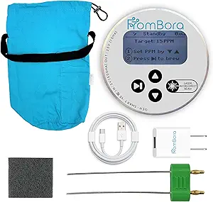 Colloidal Silver Generator Kit – 99.99% (Ag) Rods, TDS Meter, Colloidal Silver Machine, Water Ionizer Machine for Home, Travel Bag, FromBora Smart Generator