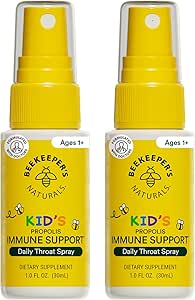 Naturales de apicultura Los niños Propolis Throat Spray 95% Bee Propolis Extract - Soporte Natural Inmune " Sore Throat Relief, Antioxidants " Gluten-Free, 1,06 oz (Pack of 2)