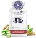 Tiro Support - Suplemento tiroides con Selenium, Bladderwrack & Zinc - Salud tiroidea para hombres y mujeres - Vegan, No GMO, Gluten Gratis - 120 cápsulas