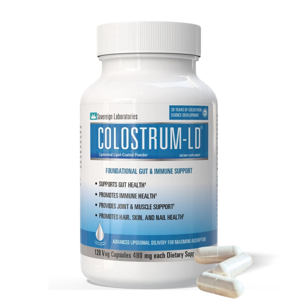 Colostrum-LD Colostrum Capsules - 120 Cuenta - Entrega Liposómica