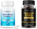 NAD + Shilajit Gummies Bundle - Boosts Energy, Supports Metabolism, Healthy Aging, Immunity &amp; Stamina