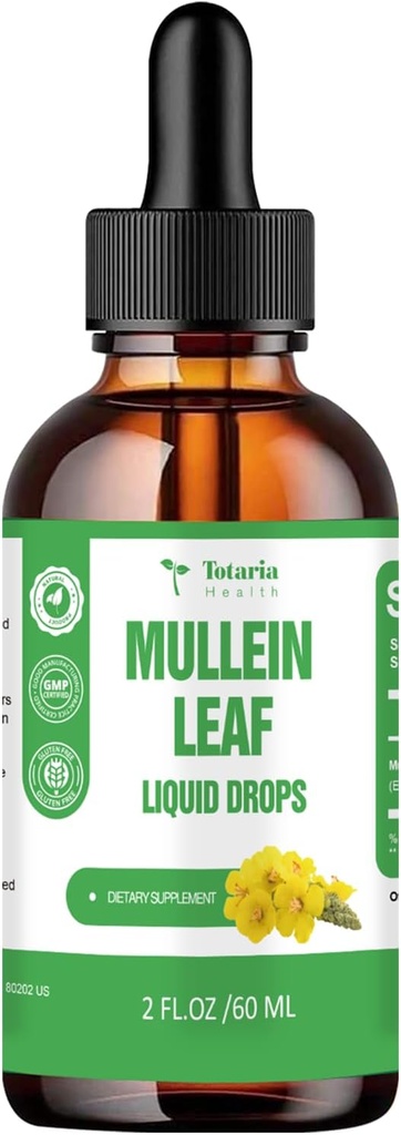 Totaria Mullein gota Puro Mullein Leaf Extract, 2 FL.OZ