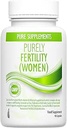Concepción Fertilidad Suplemento para Mujeres Silencio Femenina Fertilidad Apoyo Silencio promueve la Ovulación, Ciclo Ordinario, Saldo Hormonal ← CoQ10, 400μg Methylfolate (Acid Alimentario), Inositol, Hierro, Selenio, Zinc, etc