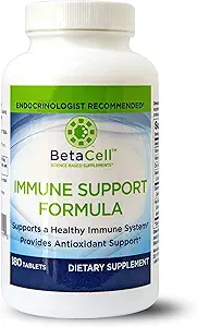 180 Tablets - 6 in 1 Immune Supplement TEN Vitamin C - Elderberry - Selenium - Vitamina D - Zinc y Holy Basil - Immune Defense for Adults and Kids