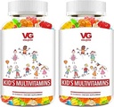 VITA GLOBE Kids Complete Multivitamin Gummies – con vitaminas A, C, D, E, B6 &amp; B12 Silencio diario, crecimiento y bienestar Soporte ← Gran Tasting Chewable Suplemento para niños – 120 Conde (Pack of 2)
