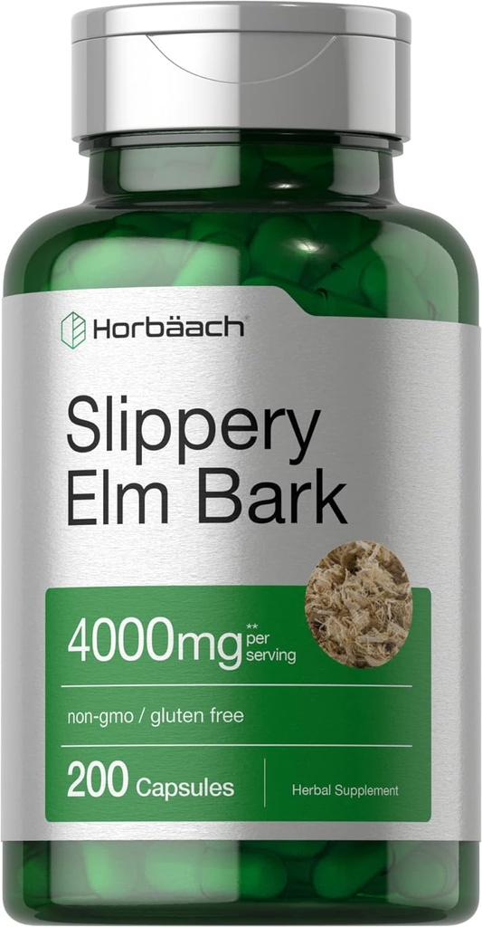 Horbäach Slippery Elm Bark Capsules