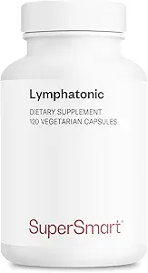 Supersmart - Lymphatonic 40mg por día - Lymphatic Drainage Supplement - Melilotus Officinalis ← Non-GMO &amp; Gluten Free - 120 Vegetarian Capsules