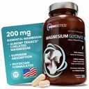 OmniBiotics Magnesium Glycinate Supplement – with 100% Pure Albion TRAACS Bisglycinate Chelate for Sleep, Muscle, Nerve & Heart Health – 120 Vegan Capsules