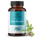 HERBAMAMA Chanca Piedra Stone Breaker Capsules 1200mg - Kidney Stone Breaker, Gallbladder Cleanse & Urinary Tract Support - Vegan, Non-GMO Kidney Supplement