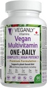 Vegan Multivitamina Un día, (90 Tablas de Veg). Soporte completo de nutrición para dietas vegetales, vegetarianas o vegetarianas. 26 Esenciales con alta potencia en B12 &amp; D3.