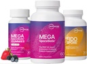 Laboratorios de microbioma enteros Familia Probiótico Bundle - MegaSporeBiotic para adultos, Gummies Probiótico para niños, y FidoSpore Probióticos para perros y gatos