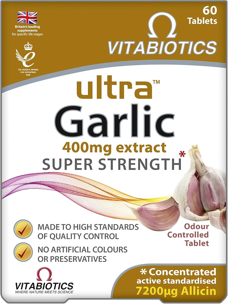 Tabletas ultra ajo - Pack de 60 Tabletas