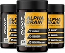 ONNIT Alpha Brain (270ct) - Premium Nootropic Brain Supplement - Focus, Concentration &amp; Memory - Alpha GPC, L Theanine &amp; Bacopa Monnieri
