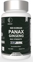 Panax Ginseng Capsule 500 MG Por Serving Energy, Memory & Brain Health Support, Non-GMO (Pack of 60 Capsule)