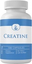 PURE ORIGINAL INGREDIENTES Creatine, (100 cápsulas) Siempre puro, sin aditivos ni artillería, Lab Verified