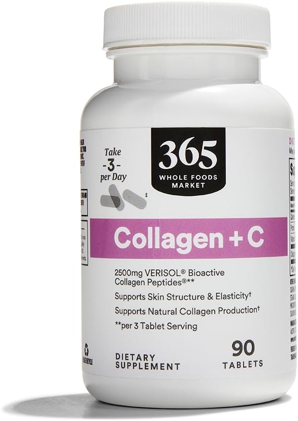 365 por Whole Foods Market, Collagen Verisol 2500Mg, 90 Cuenta