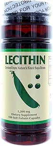 NCB Lecithin 1200 Mg - 100 cápsulas de gelatina blanda