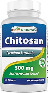 Mejores Naturales - Chitosan - 500 mg - 120 Tabletas