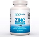 Zinc Picolinate 30mg [Alta Absorción] Suplemento – Zinc Picolinate para el Sistema de Soporte Inmuno 60 cápsulas