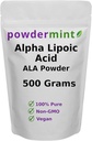 Pólvora de ácido alfa (RS-ALA, ALA pura) Antioxidante (ALA Powder) Incluido