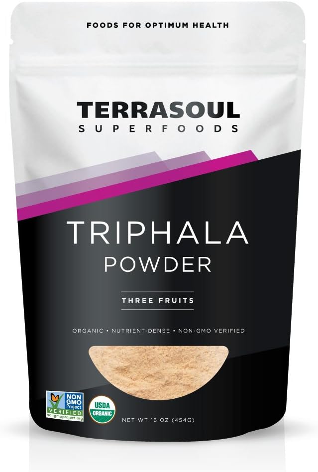 Terrasoul Superfoods Organic Triphala Powder -1 Libra