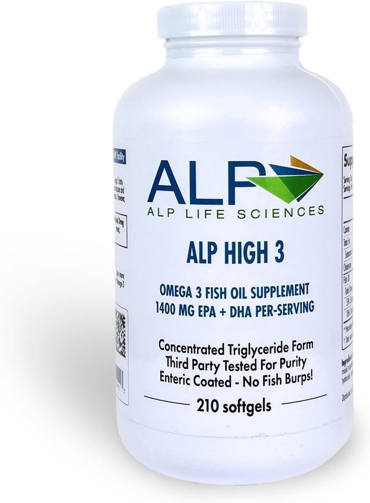 Omega 3 Fish Oil Suplemento - 210-Count