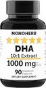 MONOHERB DHA Extract 1000 mg - 90 Vegetarian Capsules