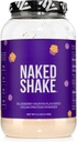 Afeitado desnudo - Blueberry Muffin Protein Powder - Proteína de planta saborizada de las granjas canadienses de EE.UU. con aceite MCT, libre de gluten, libre de soja, sin transgénicos o dulces artificiales - 30 servicios