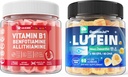 Luteina libre de azúcar 20mg 40mg + vitamina B1 Gummies