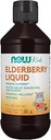AHORA Suplementos, Elderberry líquido para niños con zinc y astragalus, Immune Support*, 8 onzas, el embalaje puede variar