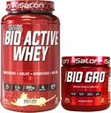 iSatori Bio-GRO Vanilla Ice Cream (60 Servings) " Bio-Active Whey Protein Powder Unflavored (30 Servings)