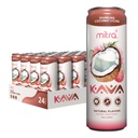MITRA-9 Bebidas Botánicas - Coconut Lychee Sparkling Kava Bebida con Kava Extracto Root - Mood Enhancer - Planta Basada - promueve la calma natural y la claridad (12 Fl. Oz) (24)