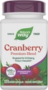 Nature's Way Premium Blend Cranberry, Urinary Tract Health Support*, con 100% Cranberry Concentrate, 400 mg Por Serving, 120 cápsulas (Packaging May Vary)