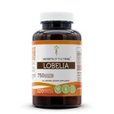 Secretos de la Tribe Lobelia 120 Capsules, 750 mg, Lobelia (Lobelia Inflata) Dried Herb (120 cápsulas)