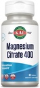 Citrato de magnesio KAL 400mg, Suplemento de magnesio para la función del músculo saludable, relajación, nervios y apoyo a la circulación, rápidos actos de desintegraciónTabs, Vegan, Gluten Gratis, 30 piezas, 60 tablas