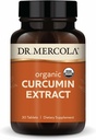 Dr. Mercola Orgánica Curcumina Extracto, 30 Serviciones (30 Tabletas), Suplemento dietético, No GMO, Certificado USDA Orgánica
