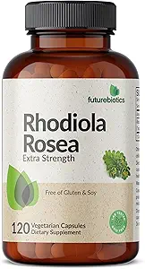 Futurebiotics Rhodiola Rosea Powder Adaptogenic Herb Vegetarian Capsules, 120 Conde
