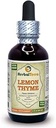 Tomo de limón (Thymus x Citriodorus) Tintura, Extracto líquido de hierba seca orgánica (Marca: HerbalTerra, Proudly Made in USA) 2 fl.oz (60 ml)