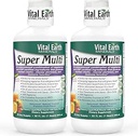 Vital Earth Minerals Super Multi 2-Pack – Liquid Multivitamins for Women, Men &amp; Kids, Liquid Vitamins with Fulvic Acid for Better Absorption, MTHFR Support, 32 Oz Ea + 1 Oz Cup