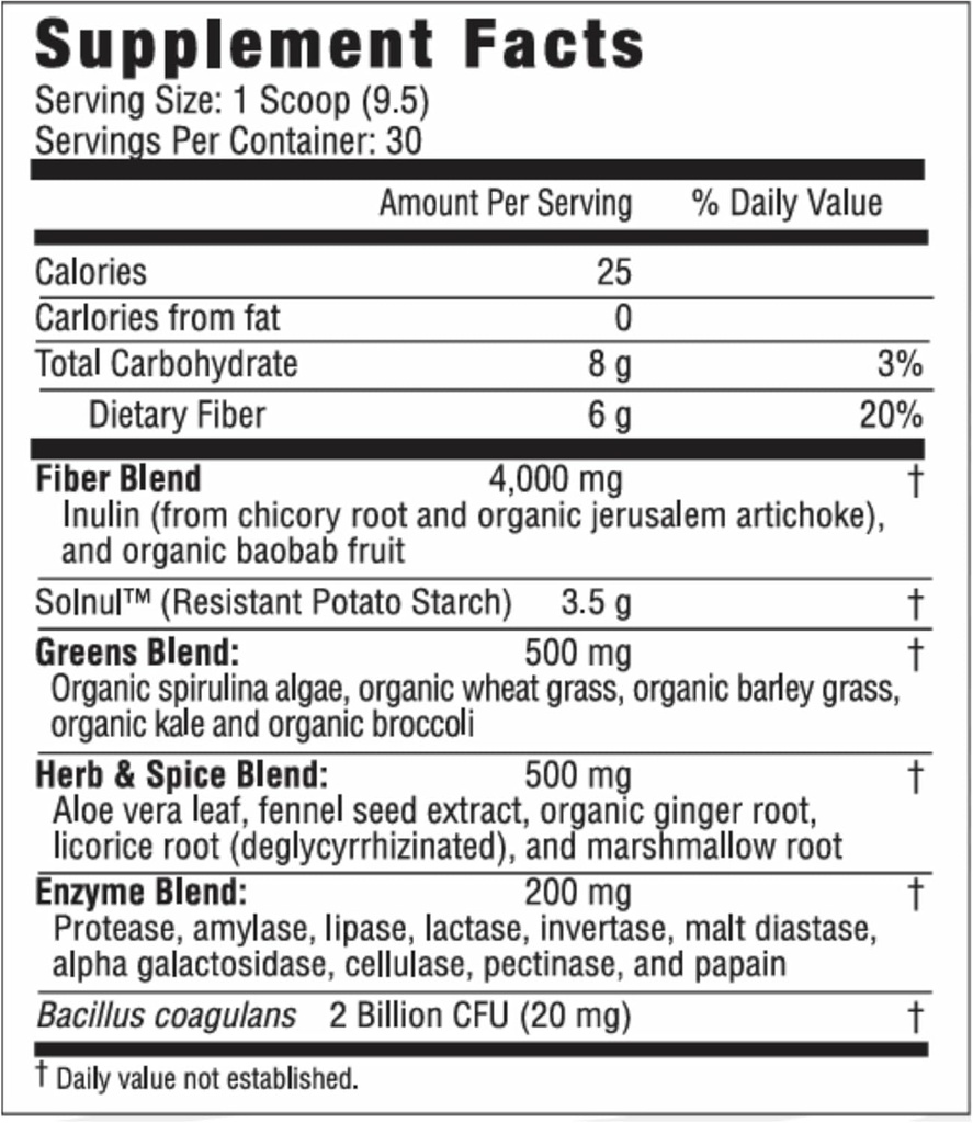 Powder de Superalimentos con Probióticos y Prebióticos – Super Greens Powder, Smoothie & Juice Mix Powder - Salud Digestiva, Immune Health & Regularity Support – Mango, Pineapple