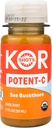 Zapatos KOR Sea Buckthorn y Baobab Shot - 1.7 Fl Oz - Potent C - Superfoods Vitamina C Shot - USDA Certified Organic
