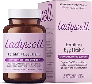 Ladywell Fertility + Egg Health ← Fertility Support ← Salud Ovárica, Calidad del huevo, Ovulación &amp; Concepción Wellness Support ← CoQ10, Folate + Key Ingredients ← Ciencia-Backed Women’s Supplement, 60 Ct