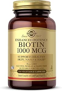 Solgar Biotin 1000 mcg, 250 cápsulas vegetales