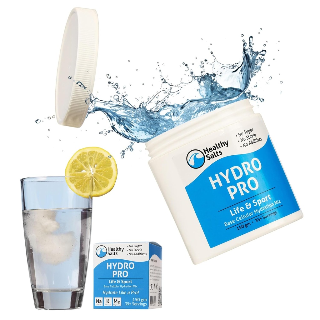 Electrolitos Polvo, Polvo de hidratación para el agua, Fórmula de hidratación libre de azúcar para la reposición óptima, 35 Servimientos por Tub