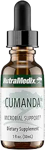 NutraMedix Cumanda Liquid Immune Support Supplement - Herbal Tincture to Promote Microbial, Digestive & Gut Health for Women &amp; Men - Made with Huacapurana Tree Bark Extract (1oz / 30ml)