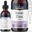 Per Se Labs Ionic Zinc Liquid - 10 mg Absorción alta 240 Serviciones Zinc líquido gotas para adultos - Soporte inmunitario Cuidado de la piel Suplementos Zinc - Vegan Zinc Sulfato Antioxidante Suplemento dietético - 2 Oz