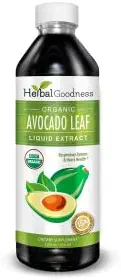 Avocado Leaf Extract Liquid Supplement - Avocado Fruit, Hoja de Aguacate, Hoja de Aguacate, Hoja de Aguacate, Hojas de aguacate para vitaminas, Fibra dietética, Skin &amp; Immune Support, Salud Digestiva - 12oz Herbal Goodness
