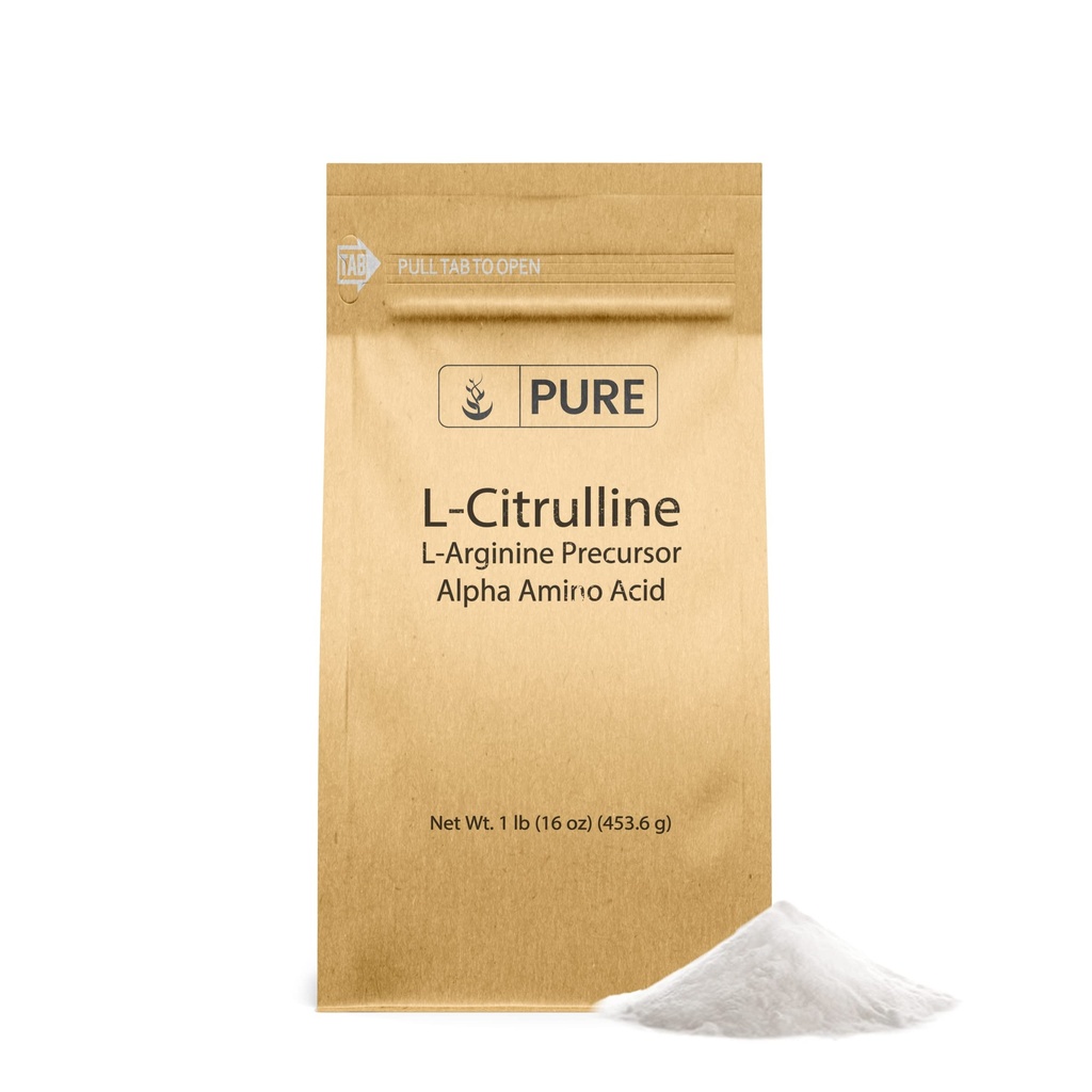 Ingredientes originales puros L-Citrulline Powder (1 lb) Aminoácidos no esenciales puros, libres de conservantes