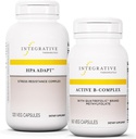 Terapéutica Integrativa Bundle con Active B-Complex, 60 Capsules & HPA Adapt, 120 Vegan Capsules - Active B-Complex to Support Energy Metabolism - HPA Adapt to Support Healthy Stress Response