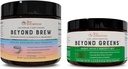 Conscious Beyond Greens &amp; Beyond Brew ← Delicious Greens Powder for Bloating + Mushroom Superfood Coffee Alternative Caffeine Free